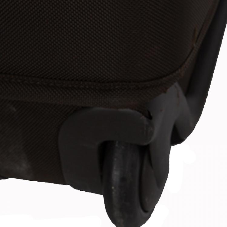 Pre Owned Tumi Brown Nylon Carry On Garment Rolling Suitcase 55cm