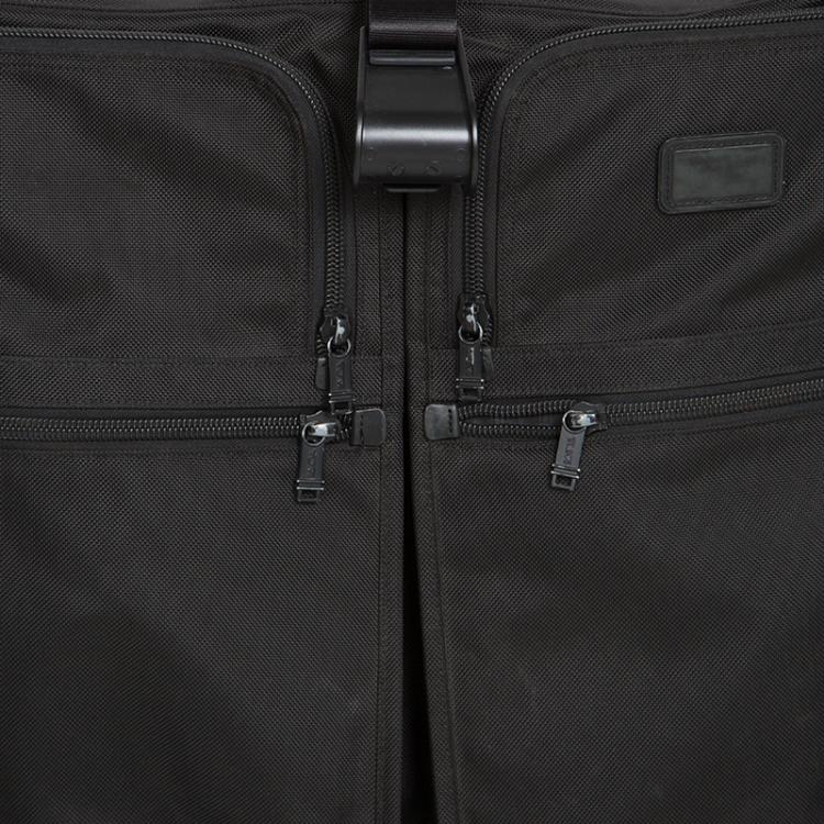 Pre Owned Tumi Black Nylon Carry On Garment Rolling Suitcase 55cm