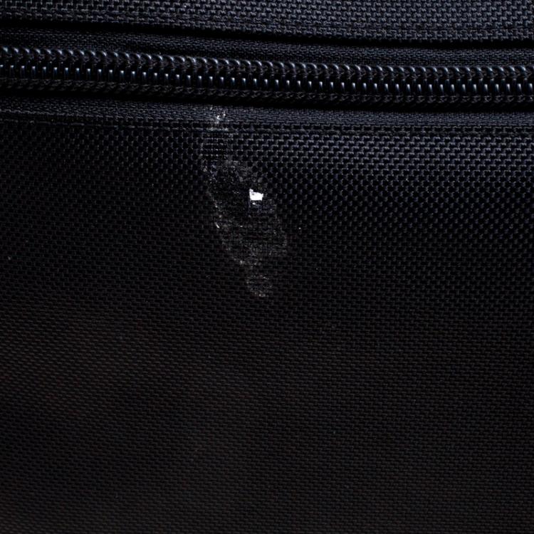 Pre Owned Tumi Black Nylon Alpha Lightweight Wheeled Carry-On Duffel