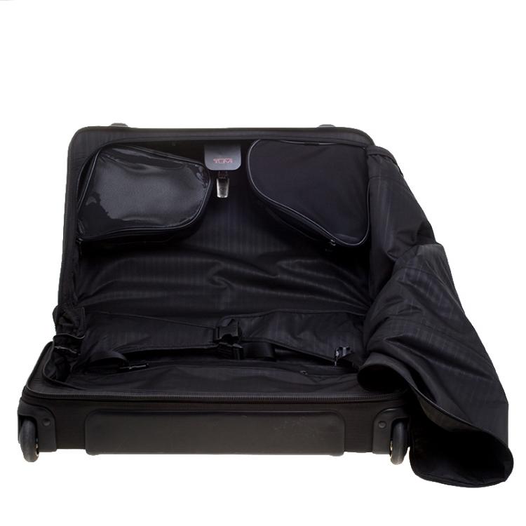 Pre Owned Tumi Black Ballistic Nylon 2 Wheeled Carry-on Alpha Garment Bag