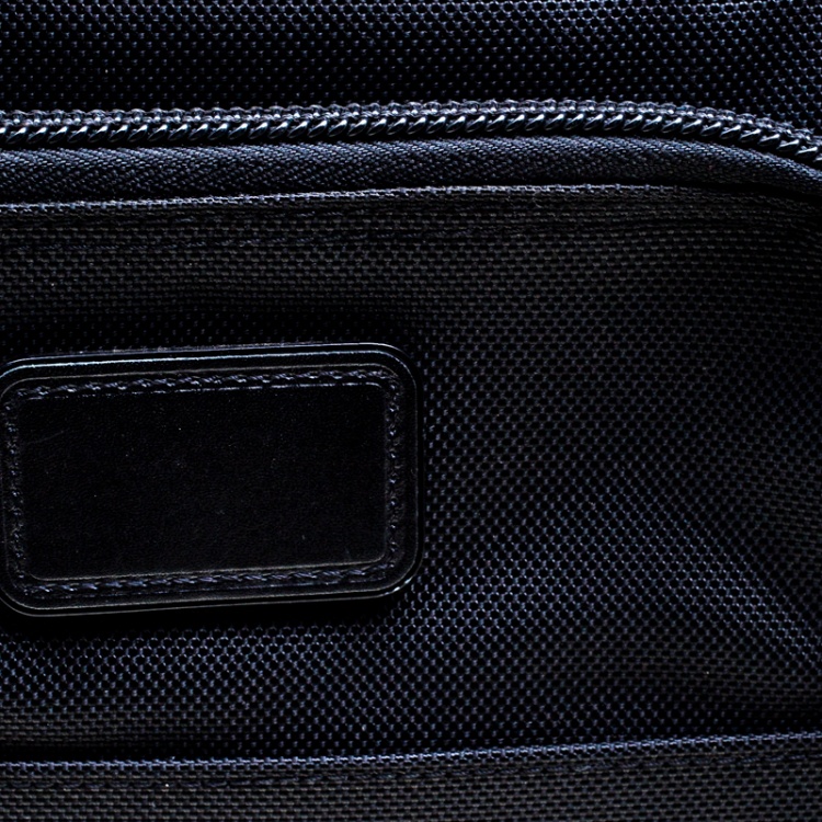 Pre Owned TUMI Black Nylon Two Wheel Alpha Brief with Laptop Case 