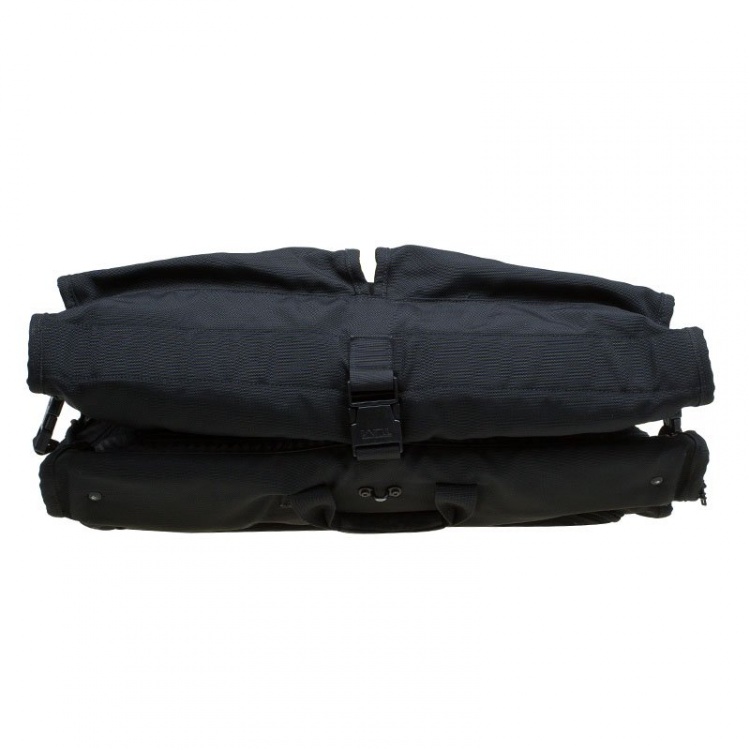 Pre Owned Tumi Black Nylon Tri Fold Garment Luggage Travel Bag