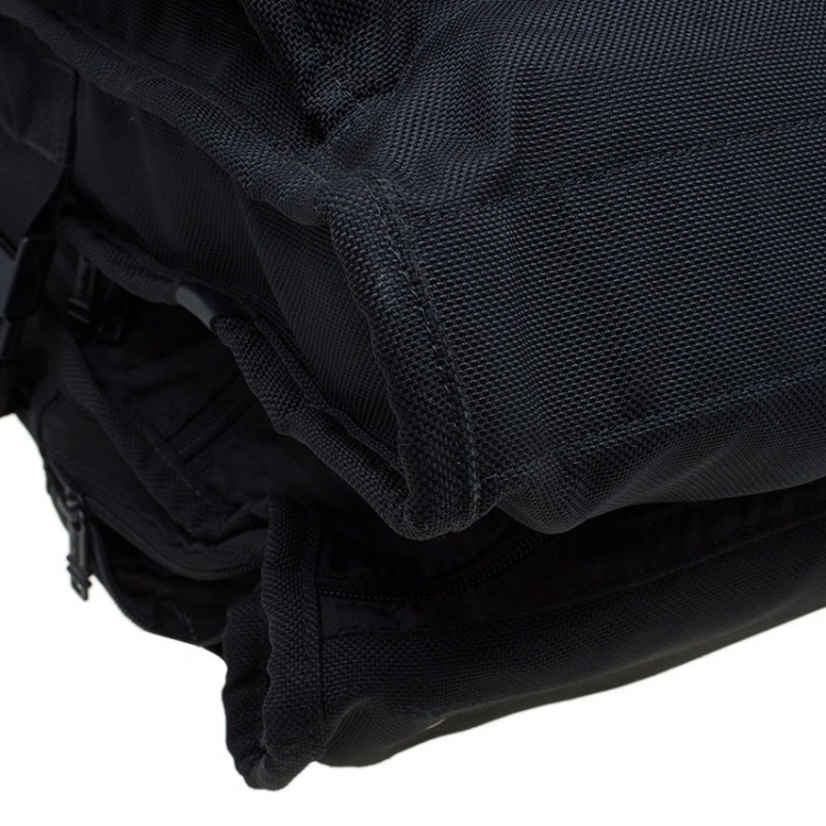 Pre Owned Tumi Black Nylon Tri Fold Garment Luggage Travel Bag