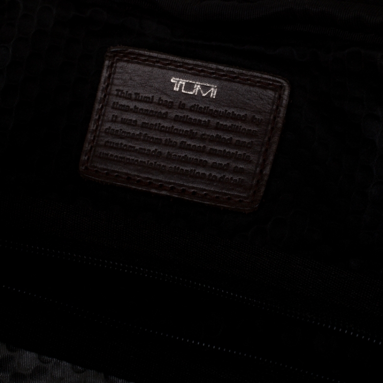 Pre Owned Tumi Black Nylon Briefcase Bag