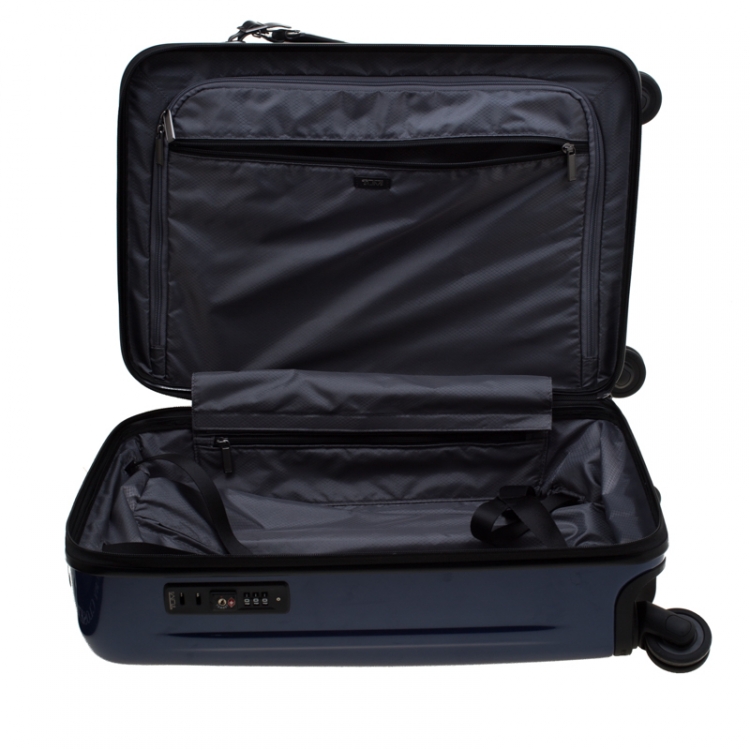 Pre Owned TUMI Blue/Black Plastic Rollenkoffer International Trolley