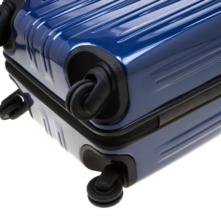 Pre Owned TUMI Blue/Black Plastic Rollenkoffer International Trolley