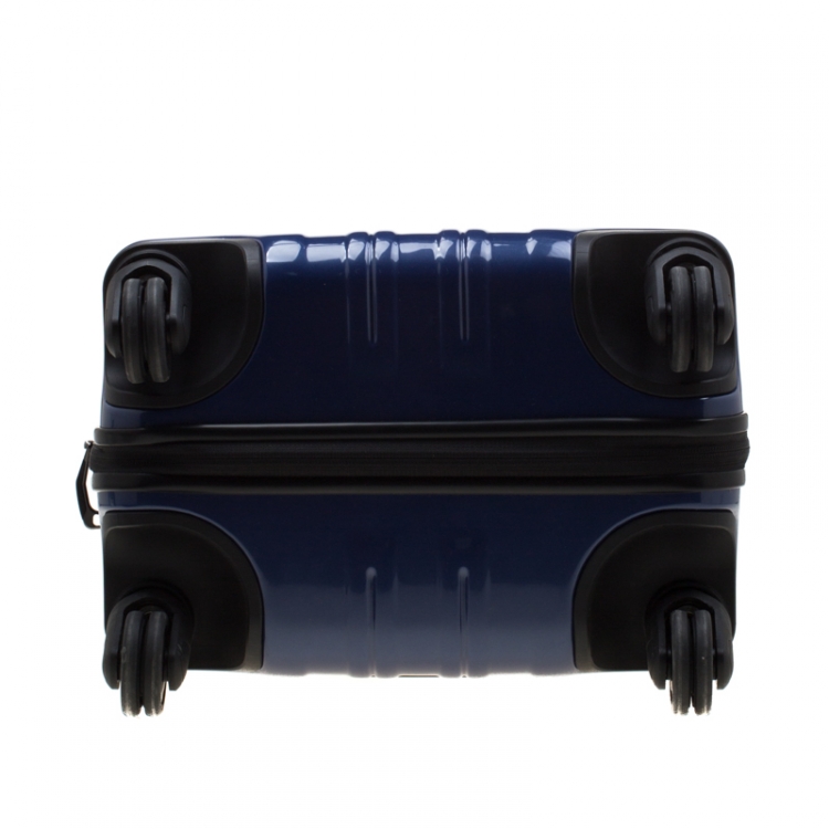 Pre Owned TUMI Blue/Black Plastic Rollenkoffer International Trolley