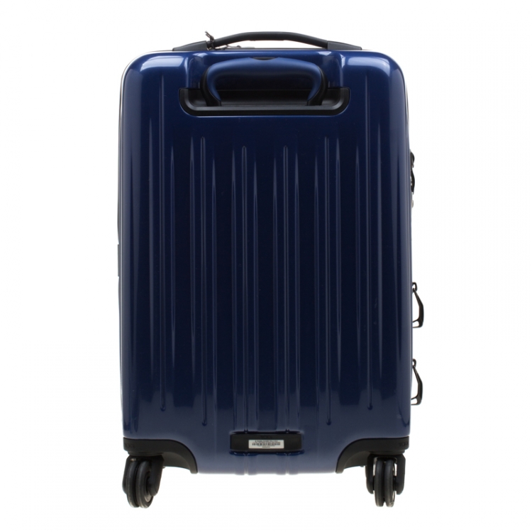 Pre Owned TUMI Blue/Black Plastic Rollenkoffer International Trolley