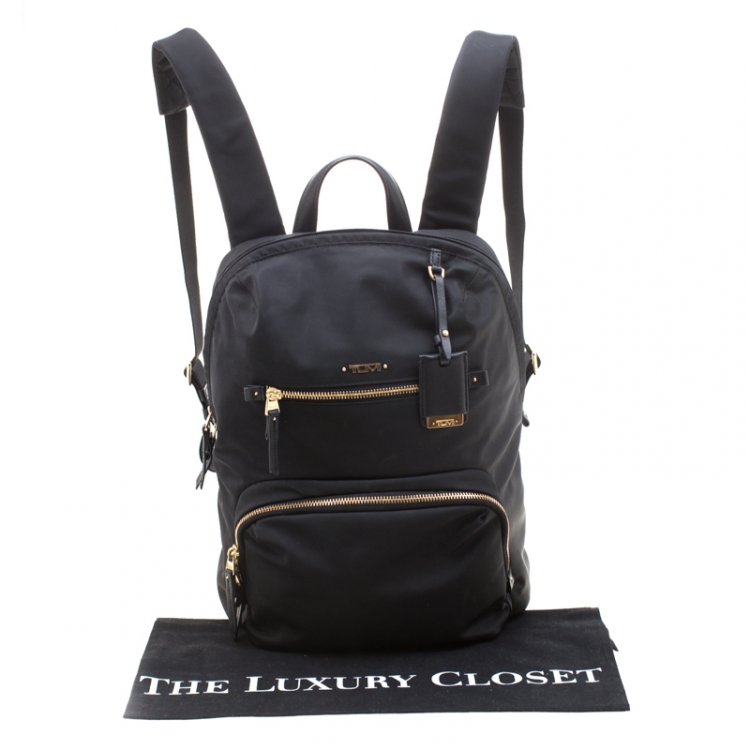 Pre Owned Tumi Black Nylon Hartford Backpack