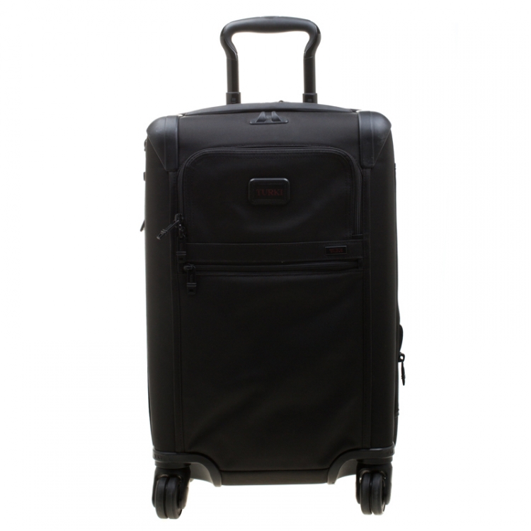 Pre Owned Tumi Black Nylon Short Trip Luggage