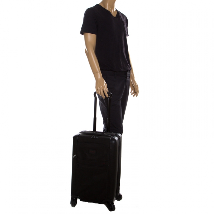 Pre Owned Tumi Black Nylon Short Trip Luggage