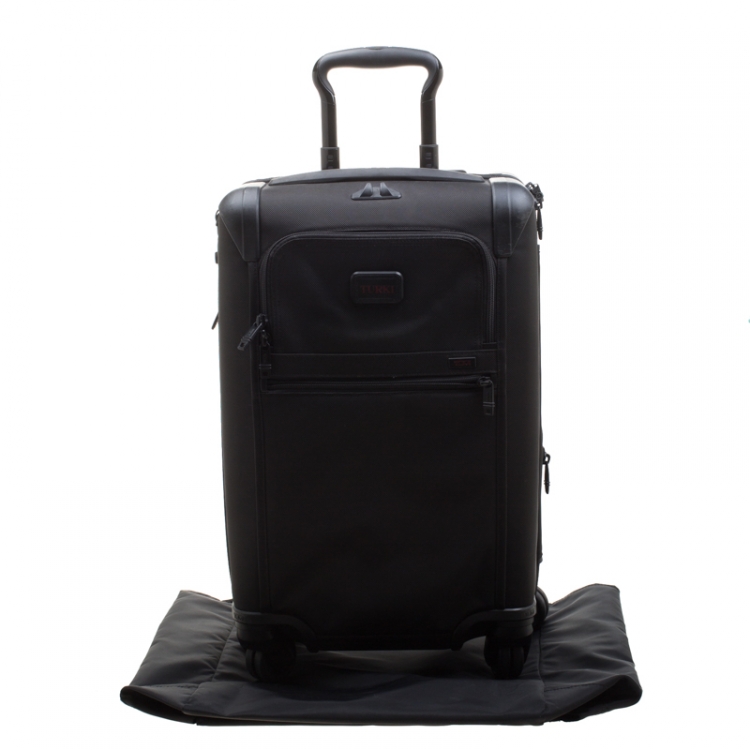 Pre Owned Tumi Black Nylon Short Trip Luggage