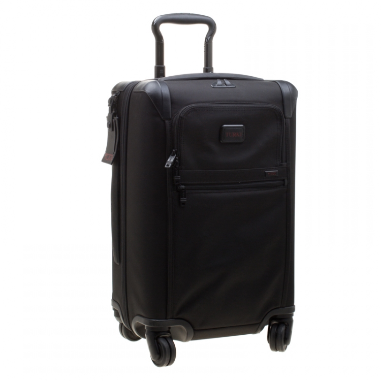 Pre Owned Tumi Black Nylon Short Trip Luggage