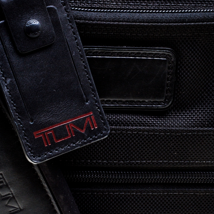 Pre Owned Tumi Black Nylon Alpha T-Pass Luggage Travel Bag