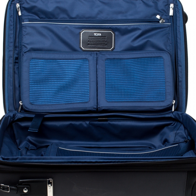 Pre Owned Tumi Grey Nylon Expandable Aden Fortnight Trip 31 Luggage