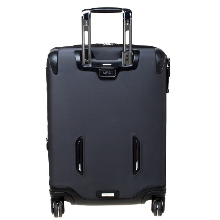 Pre Owned Tumi Grey Nylon Expandable Aden Fortnight Trip 31 Luggage