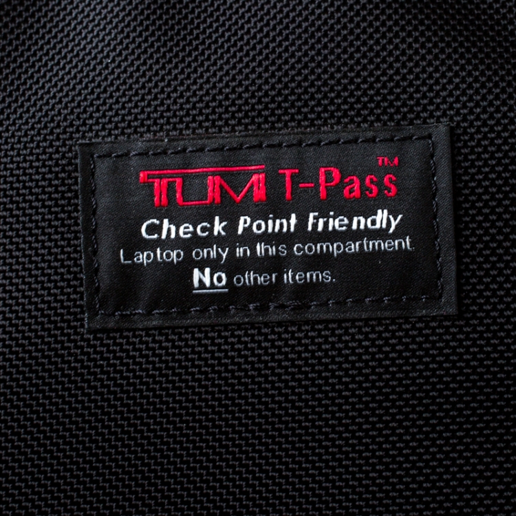 Pre Owned Tumi Black Nylon Expandable Backpack 