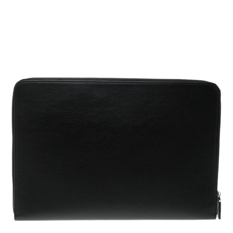Pre Owned Montblanc Black Leather Meisterstück Portfolio