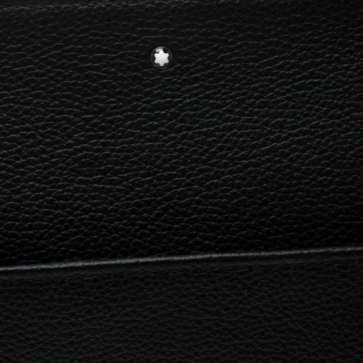Pre Owned Montblanc Black Leather Meisterstück Portfolio