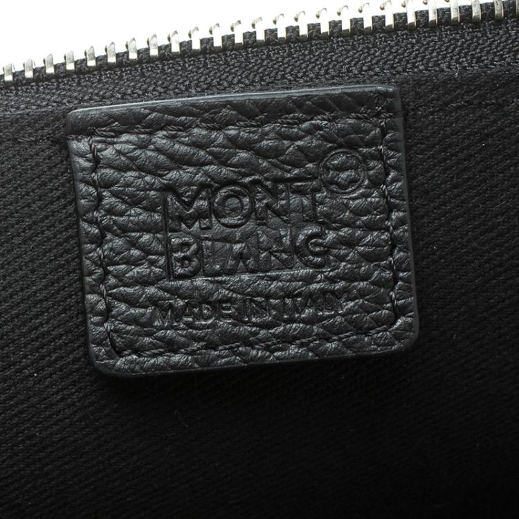 Pre Owned Montblanc Black Leather Meisterstück Portfolio