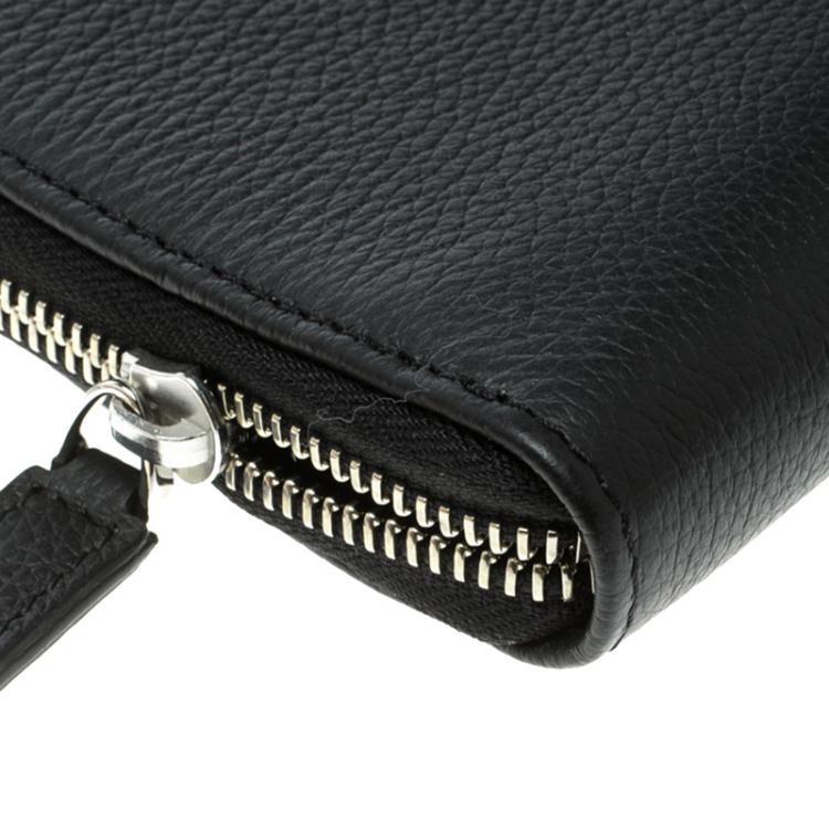 Pre Owned Montblanc Black Leather Meisterstück Portfolio