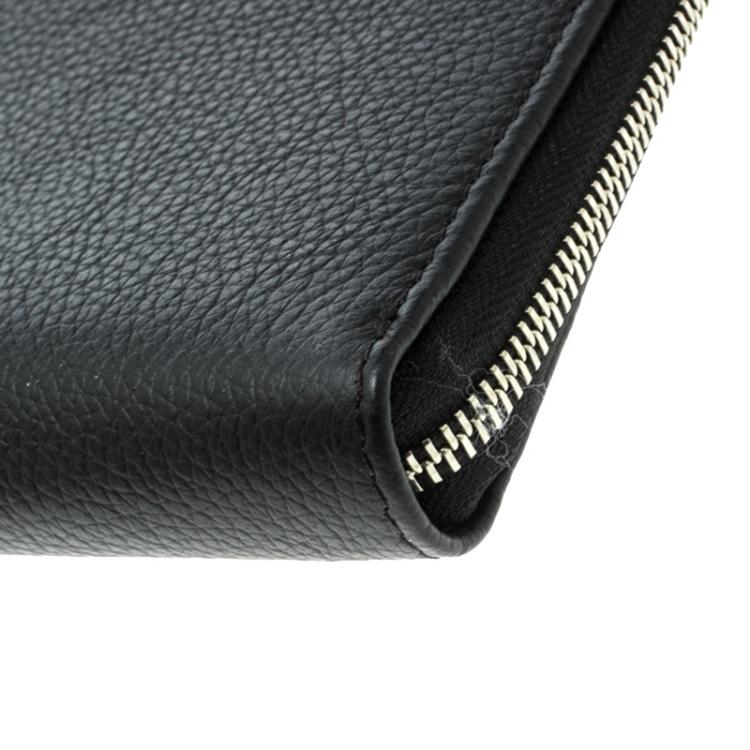 Pre Owned Montblanc Black Leather Meisterstück Portfolio