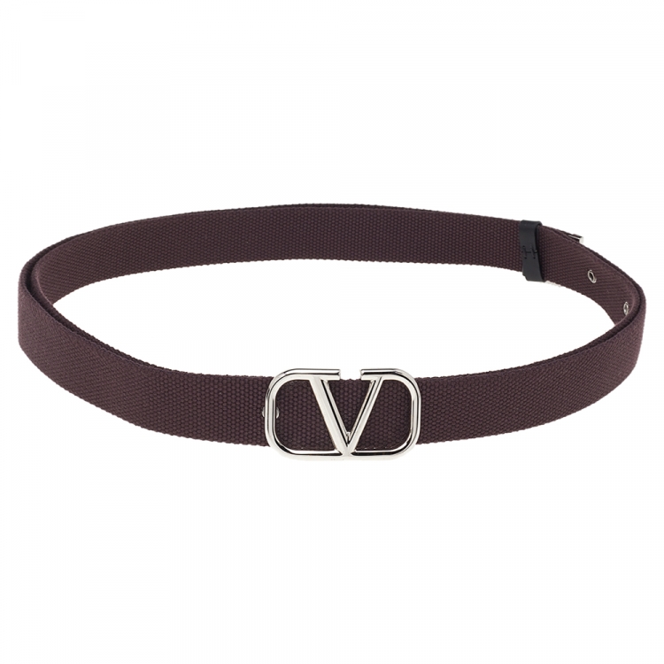 valentino canvas belt