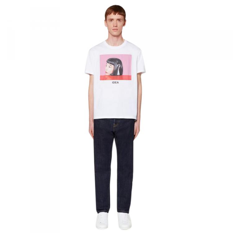Pre Owned Valentino White Cotton Izumi Miyazaki Crew Neck T Shirt XL