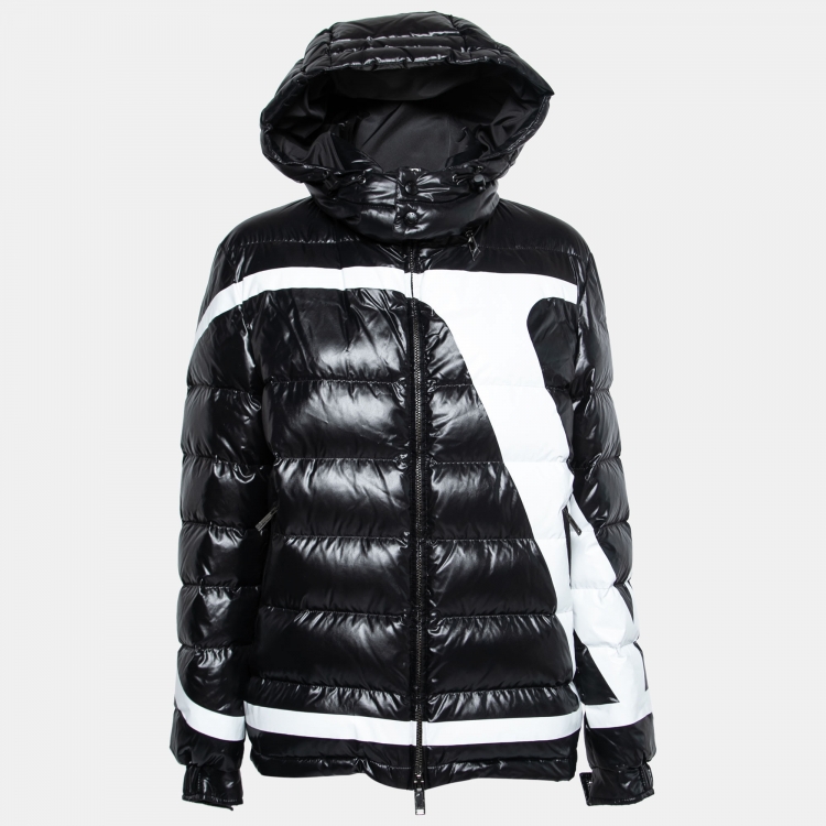 Valentino Black/White Synthetic VLOGO Detail Jacket M (IT 48) Valentino |  The Luxury Closet
