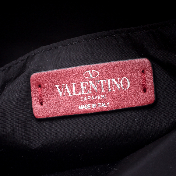 Pre Owned Valentino Black Nylon Backpack