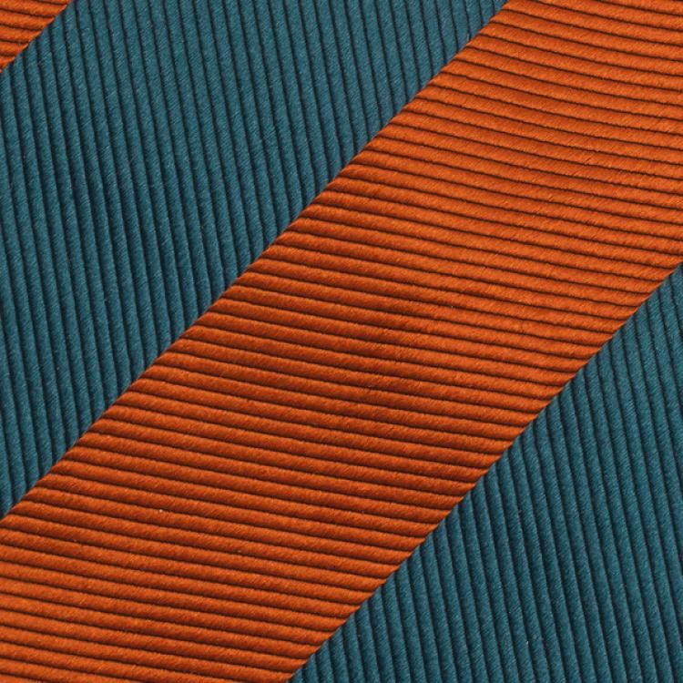 Pre Owned Valentino Two Tone Striped Tie