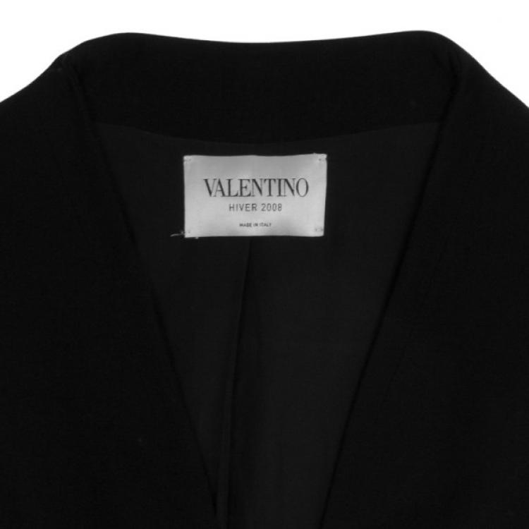 Pre Owned Valentino Front Embellished Jacket S