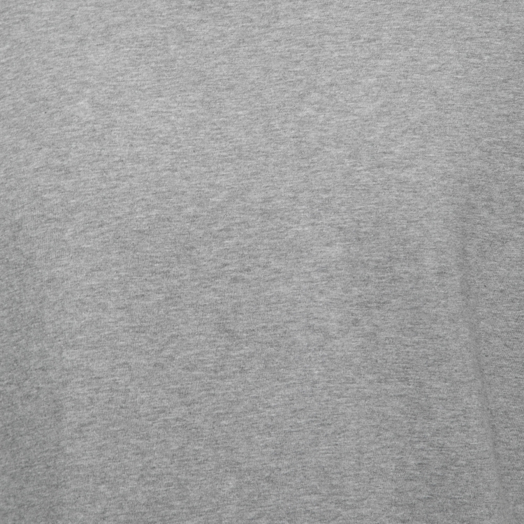 Pre Owned Valentino Grey Cotton Rockstud Detail Crewneck T-Shirt L