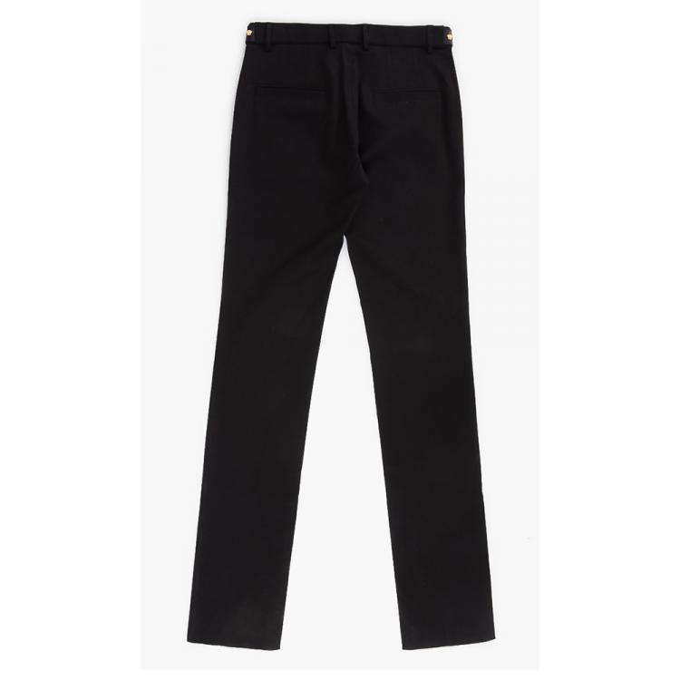 Pre Owned Versace Black Gianni Casual Pants XS (44)