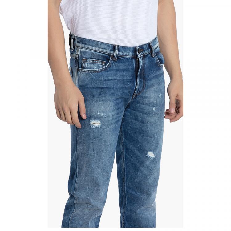 Pre Owned Versace Blue Versace Jeans Slim Fit Jeans L (34)
