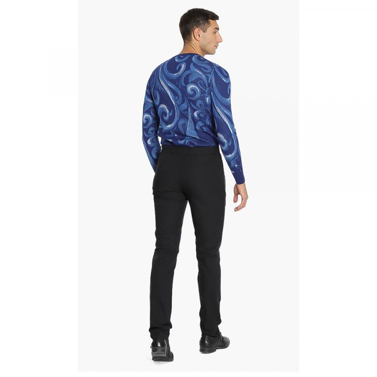 Pre Owned Versace Black Zip Pocket Pants 3XL (56)