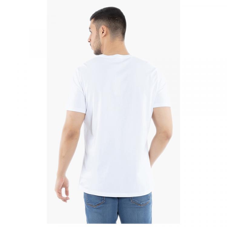 Pre Owned Versace White Logo Graphic Print T-Shirt XL