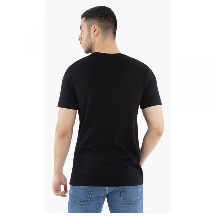 Pre Owned Versace Black Logo Graphic Print T-Shirt L