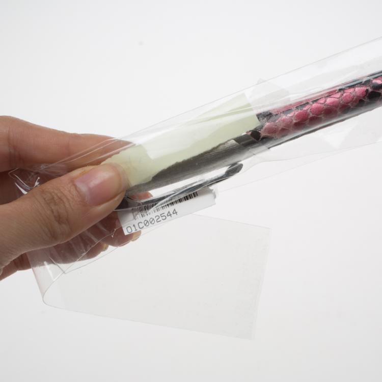 Pre Owned Versace Pink Embossed Silver Tone Rollerball Pen