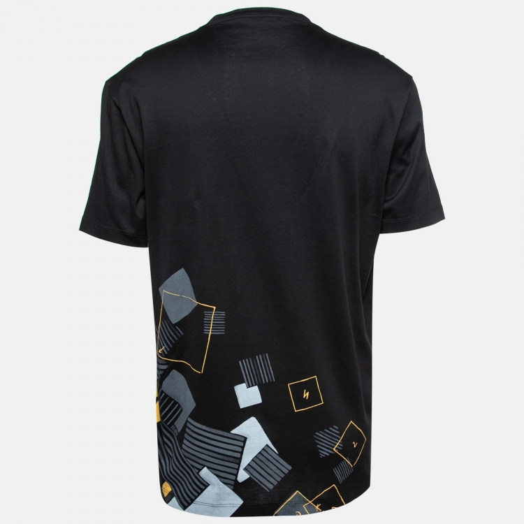 【関税＆送料込み】Versace Black T-Shirt With Medusa Head L Medusa T-Shirt Black | VERSACE US