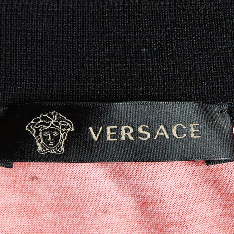 Pre Owned Versace Multicolor Cuba Printed Cotton Round Neck T-Shirt XL