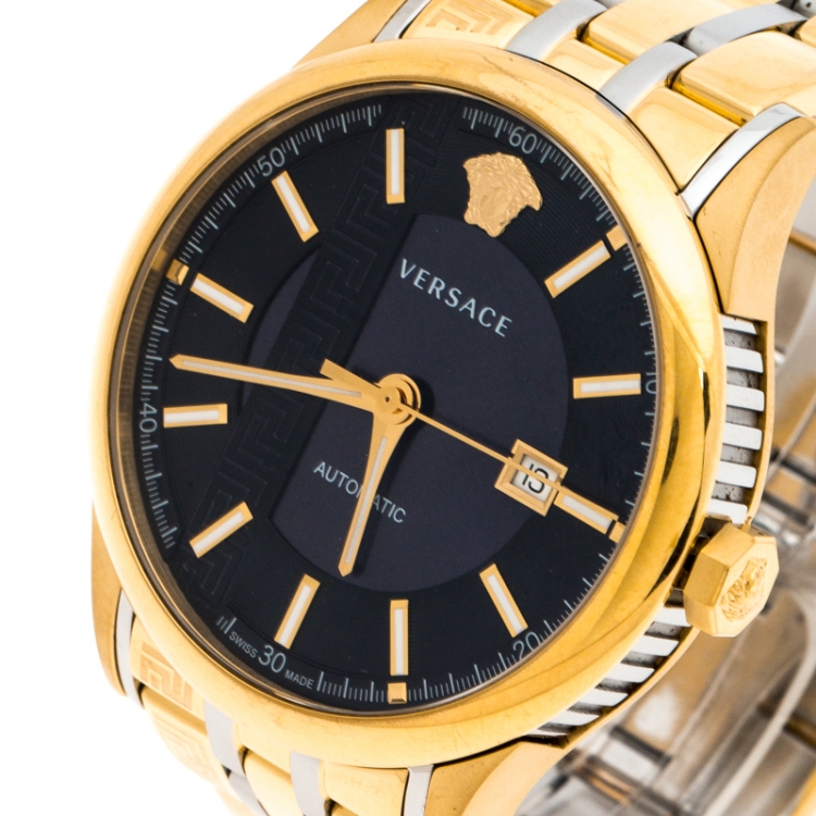versace men's aiakos watch