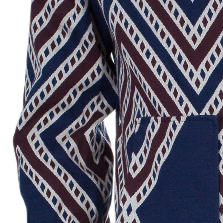 Pre Owned Vivienne Westwood Men's Geometric Print Bomber Jacket L