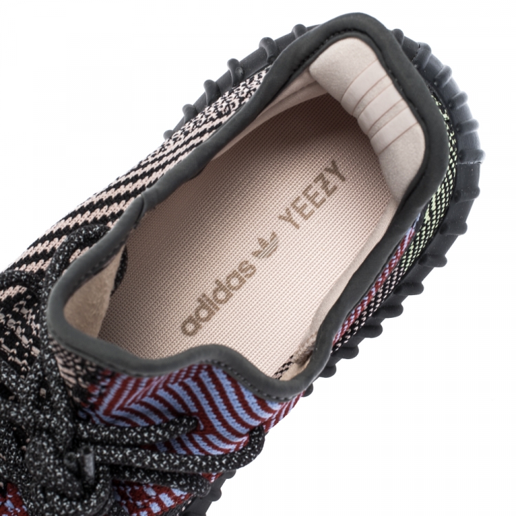 Pre Owned Yeezy Multicolor Yecheil Cotton Knit Boost 350 V2 Sneakers Size 46