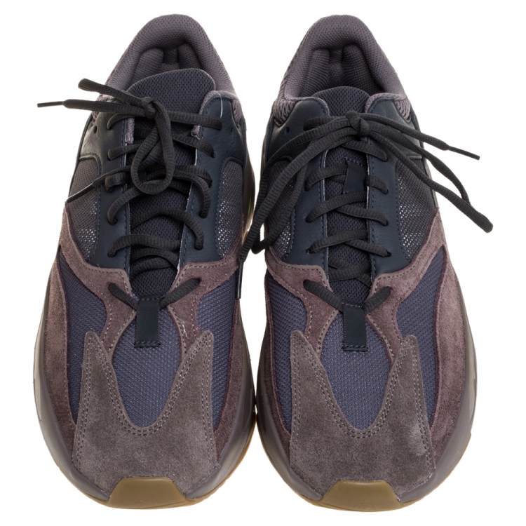 Pre Owned Yeezy x Adidas Mauve Mix Media Boost 700 Wave Runner Sneakers Size 46.5