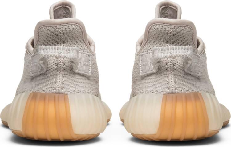 Pre Owned Yeezy x Adidas Grey/Beige Cotton Knit Boost 350 v2 Sneakers Size 41