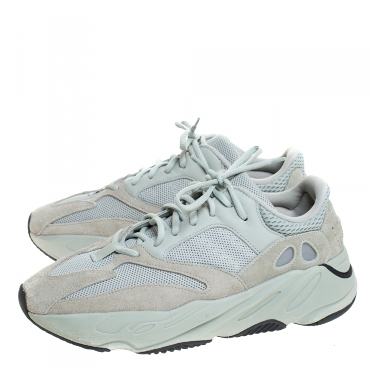 Pre Owned Yeezy x Adidas Grey Salt Boost 700 Wave Runner Sneakers Size 44