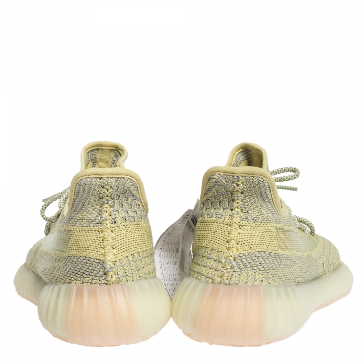 Pre Owned Yeezy x Adidas Antlia Cotton Knit Boost 350 V2 Static Sneakers Size 41.5