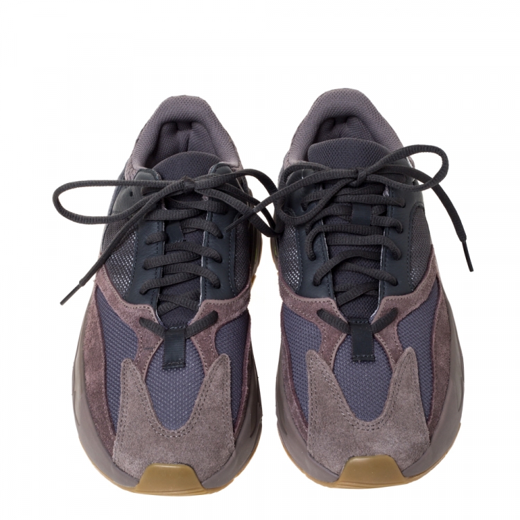 Pre Owned Yeezy x Adidas Grey Mix Media Yeezy 700 Mauve Sneakers Size 40