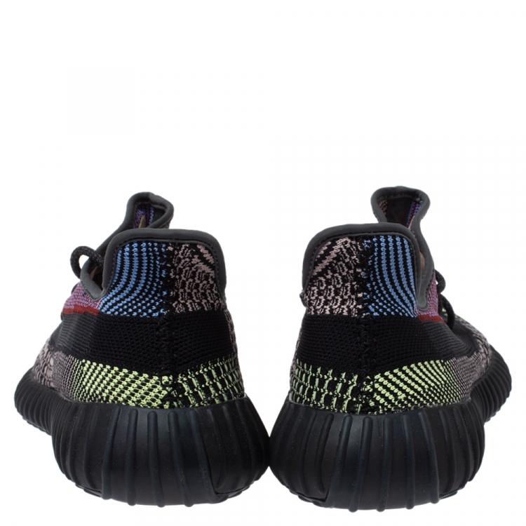 Pre Owned Yeezy x Adidas Multicolor Yecheil Cotton Knit Boost 350 V2 Sneakers Size 46
